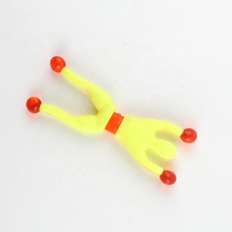 New Arrivals Fun Sensory Spinner Tpr Spiderman Climbing Wall Ninja Fidget Popper Spider Men Stretchy Sticky Toys for kids