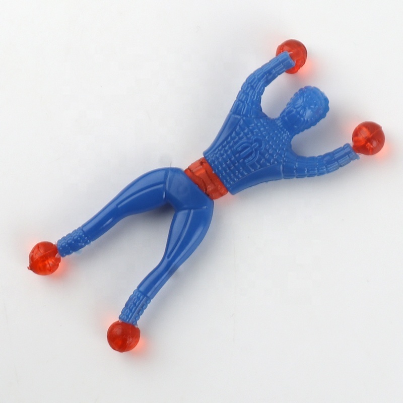 New Arrivals Fun Sensory Spinner Tpr Spiderman Climbing Wall Ninja Fidget Popper Spider Men Stretchy Sticky Toys for kids