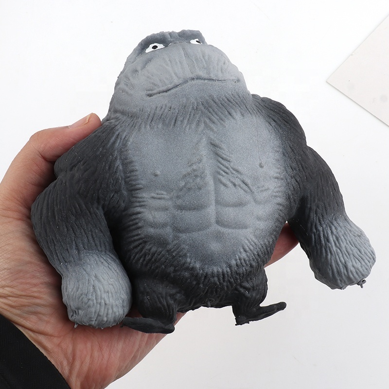 Twisting Pulling Bending Stretch Gorilla Figure Stretchy Gorillas Action Figures Squish Toy Sensory Anxiety Calming Fidget Toys