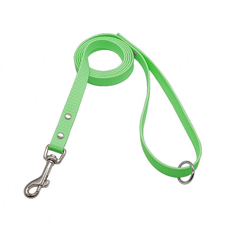 2024 Latest Design PVC Honeycomb Webbing Pet Leash Super Soft Colorful 5m Hands-Free Dog Training Walking Leads with Lights