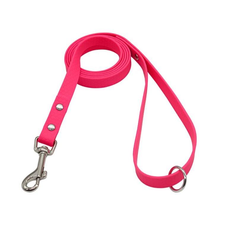 2024 Latest Design PVC Honeycomb Webbing Pet Leash Super Soft Colorful 5m Hands-Free Dog Training Walking Leads with Lights