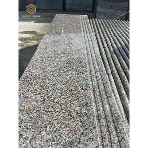 Chinese Wulian Flower Granite Steps Polished Natural Pink Porrno Granite G664,Stone G664 Granite,Slabs G664