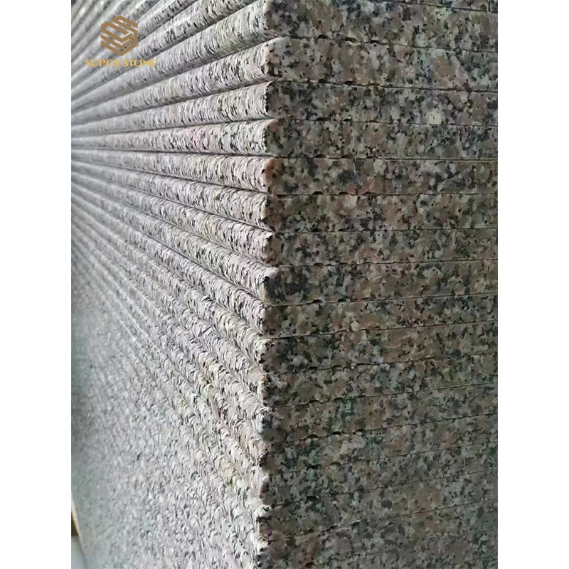 Chinese Wulian Flower Granite Steps Polished Natural Pink Porrno Granite G664,Stone G664 Granite,Slabs G664