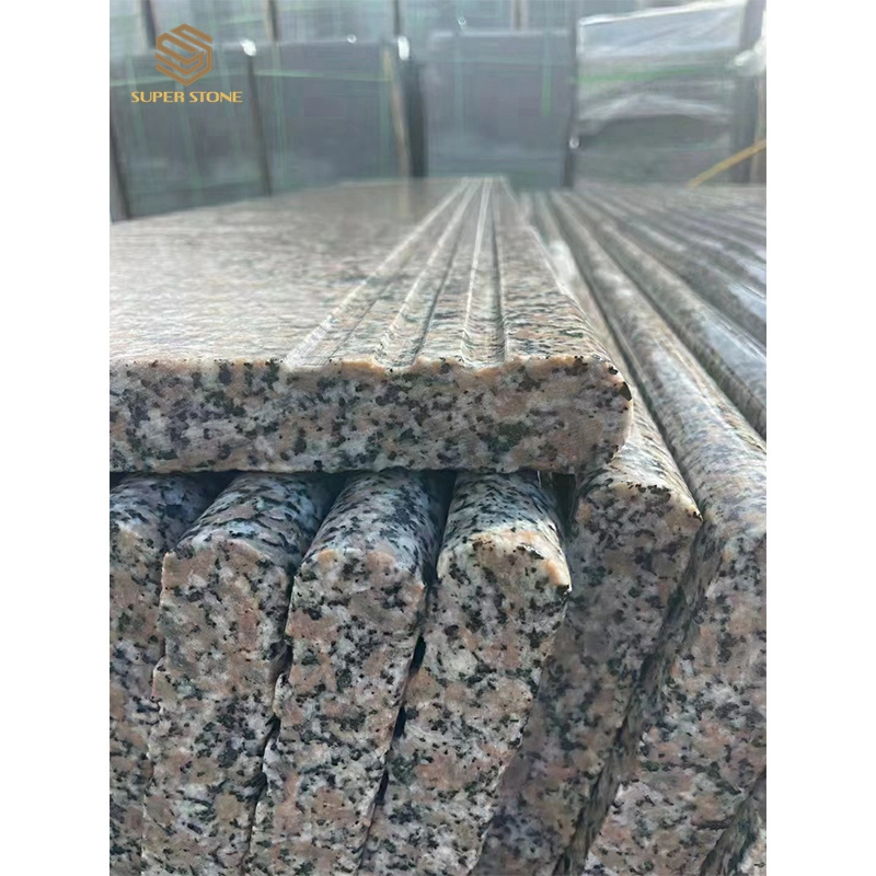 Chinese Wulian Flower Granite Steps Polished Natural Pink Porrno Granite G664,Stone G664 Granite,Slabs G664