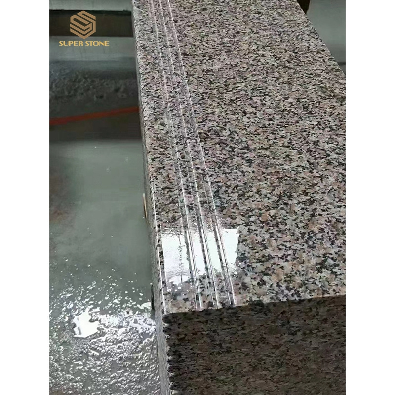 Chinese Wulian Flower Granite Steps Polished Natural Pink Porrno Granite G664,Stone G664 Granite,Slabs G664