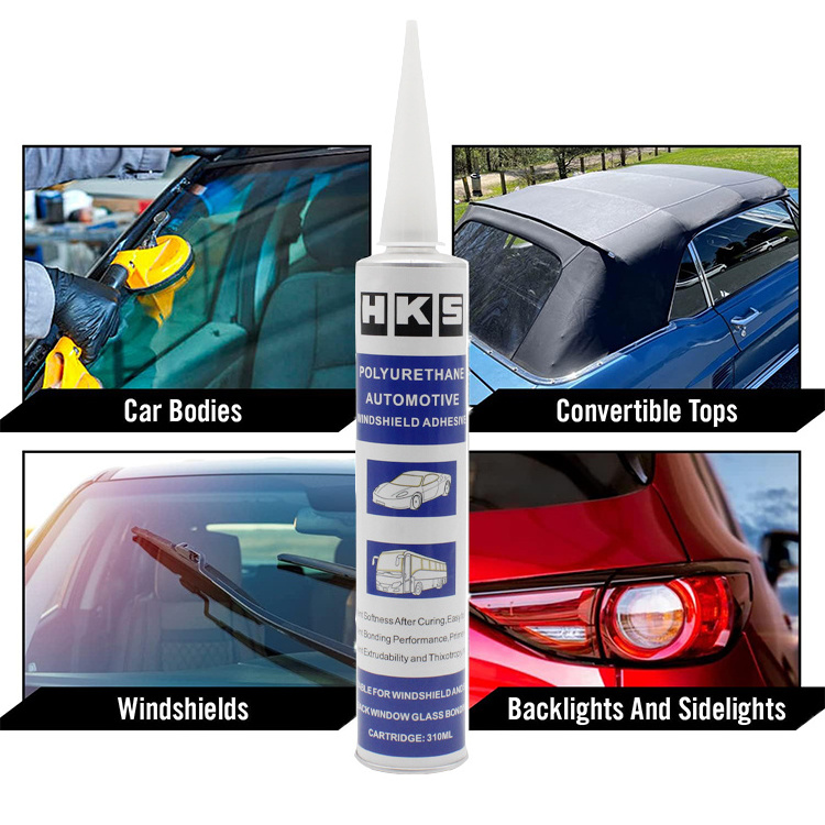 Bonding and Sealing Windshield Sealant  Automotive Glass Glue Sealant Black Urethane Windshield Adhesive