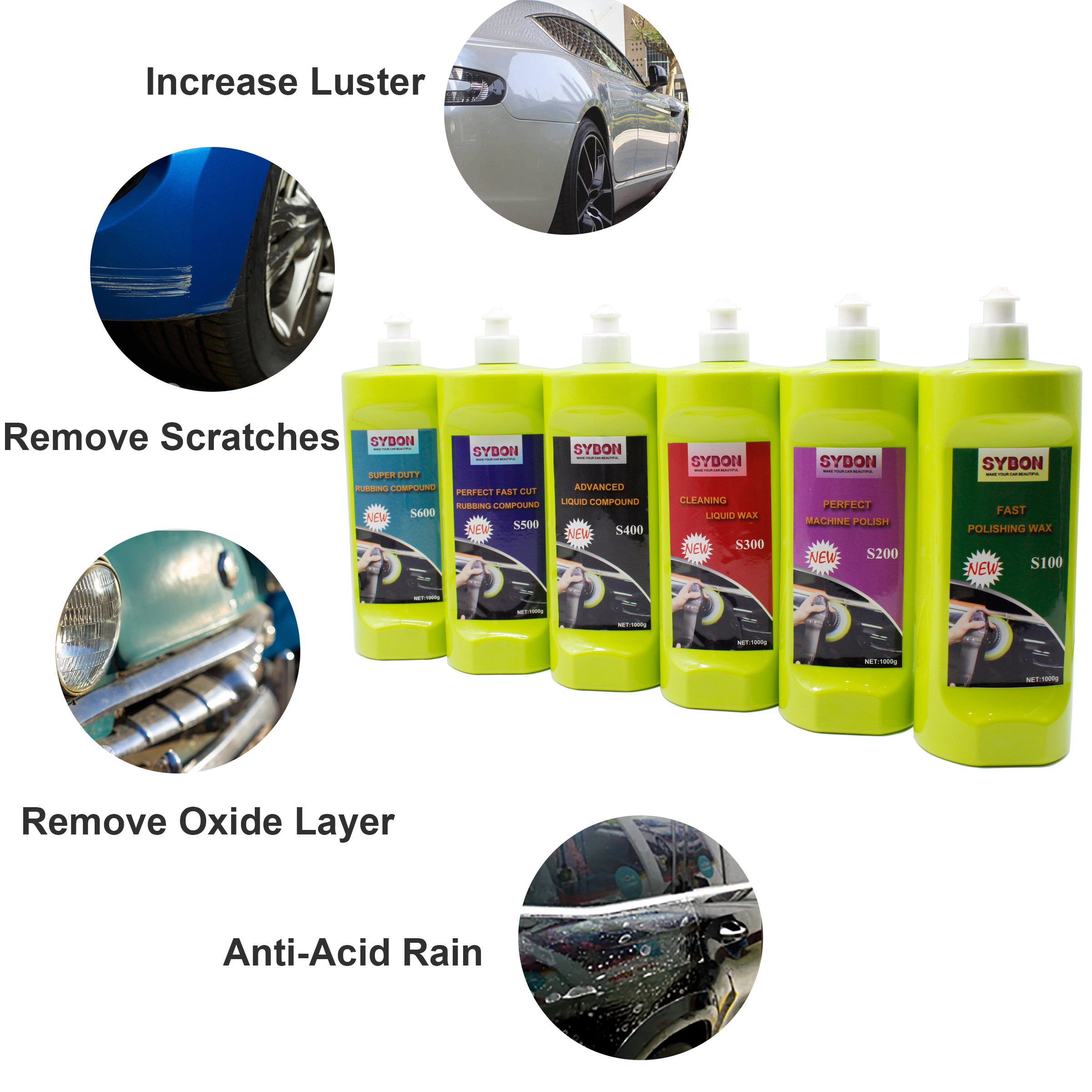 Good Quality Advance Liquid Compound Shinny and Gloss Polish Abrasive Wax Car Polish Compound