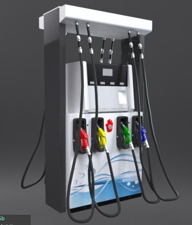 Electronic Calibration Two Pump Petrol Station Commercial Fuel Dispensers