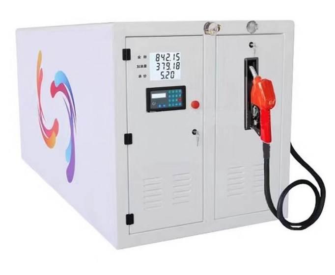 Mini Station Mobile Portable Containerized Fuel Station Fuel Petrol Station 2000L