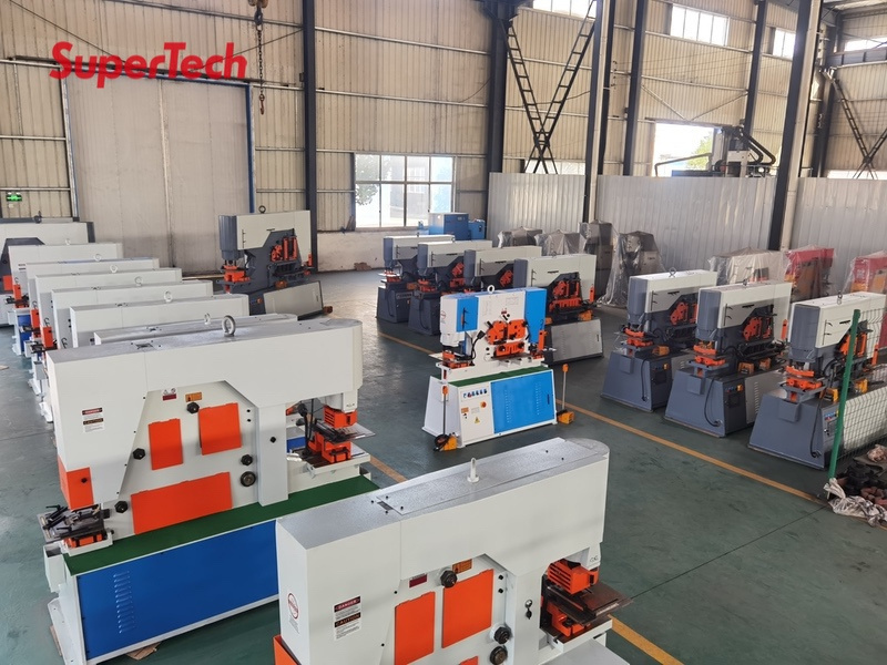 Supertech 2023 High Precision Pneumatic CNC Turret Punching Machine Shearing Machine Metal Worker Metal Shear Ironworker