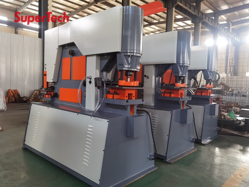 Supertech 2023 High Precision Pneumatic CNC Turret Punching Machine Shearing Machine Metal Worker Metal Shear Ironworker