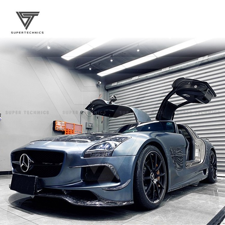 Black Series Style Half Forged Carbon Fiber Body Kit For Mercedes Benz Sls-Class R197 AMG 2011-2014