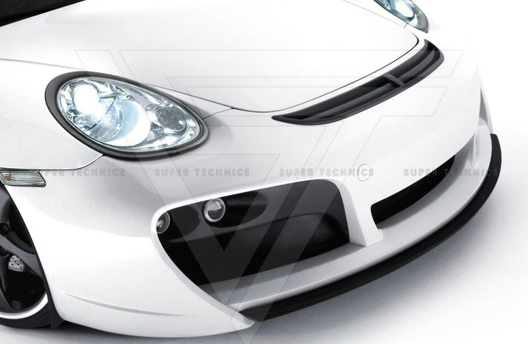 Tech Style Glass Fiber FRP Body Kit Front Bumper With Fog Light For Porsche Boxster 987