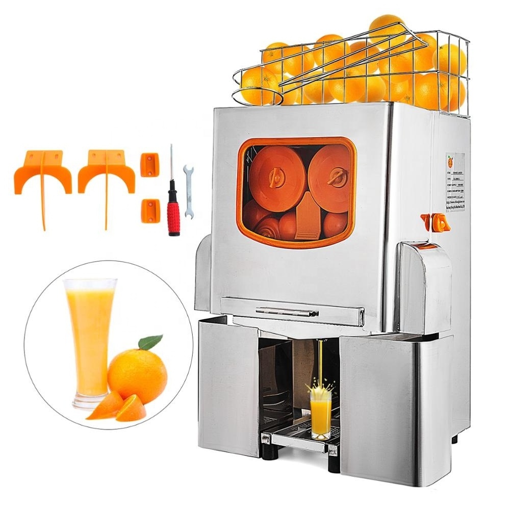 Commercial Orange Juicer Electric Orange Juice Squeezer Automatic Citrus Juice Machine Lemonade Making Machine