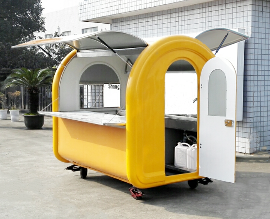 Cheap outdoor street food truck/ice cream cart/hot dog mobile food cart food trailer