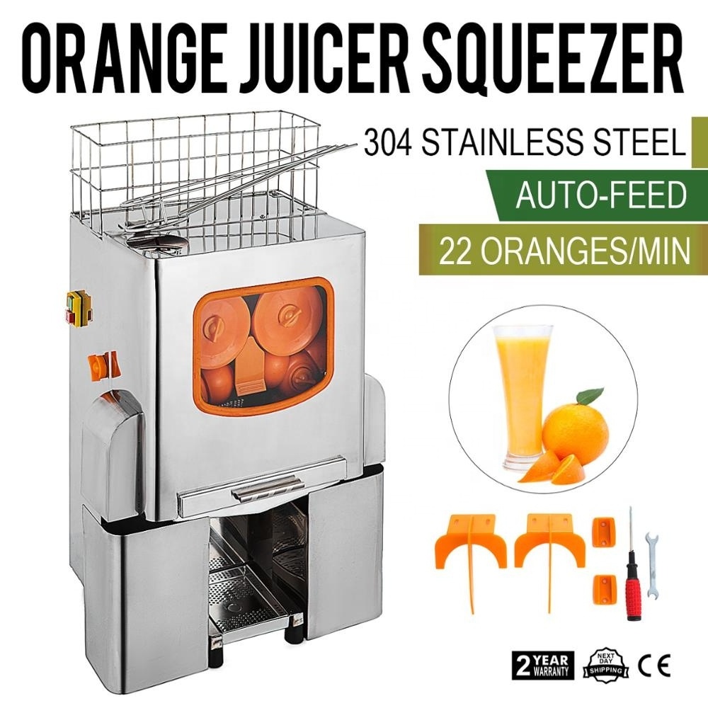 Commercial Orange Juicer Electric Orange Juice Squeezer Automatic Citrus Juice Machine Lemonade Making Machine