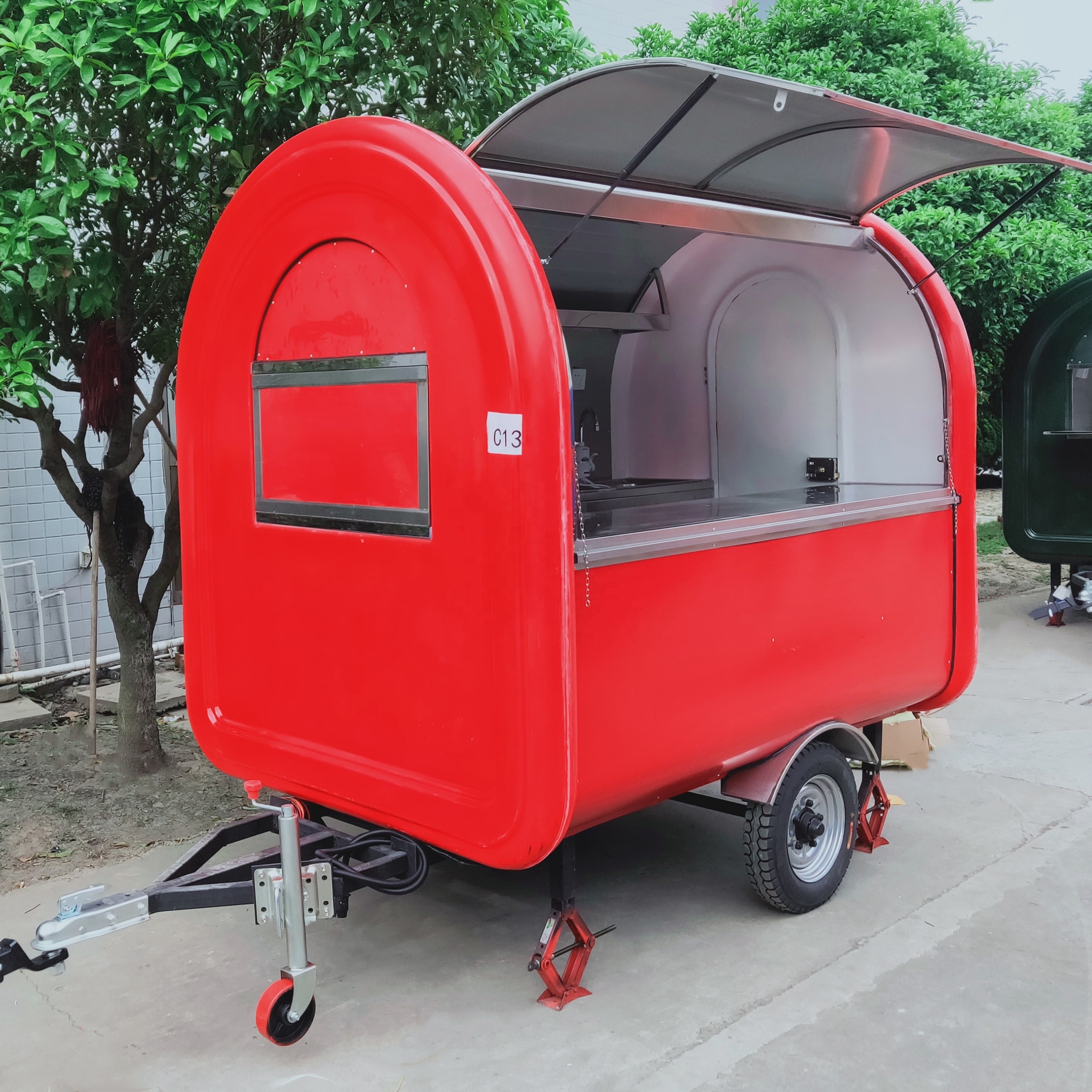 Customised New Design Street Electric Tricycle Food Cart /Mobile Food Truck