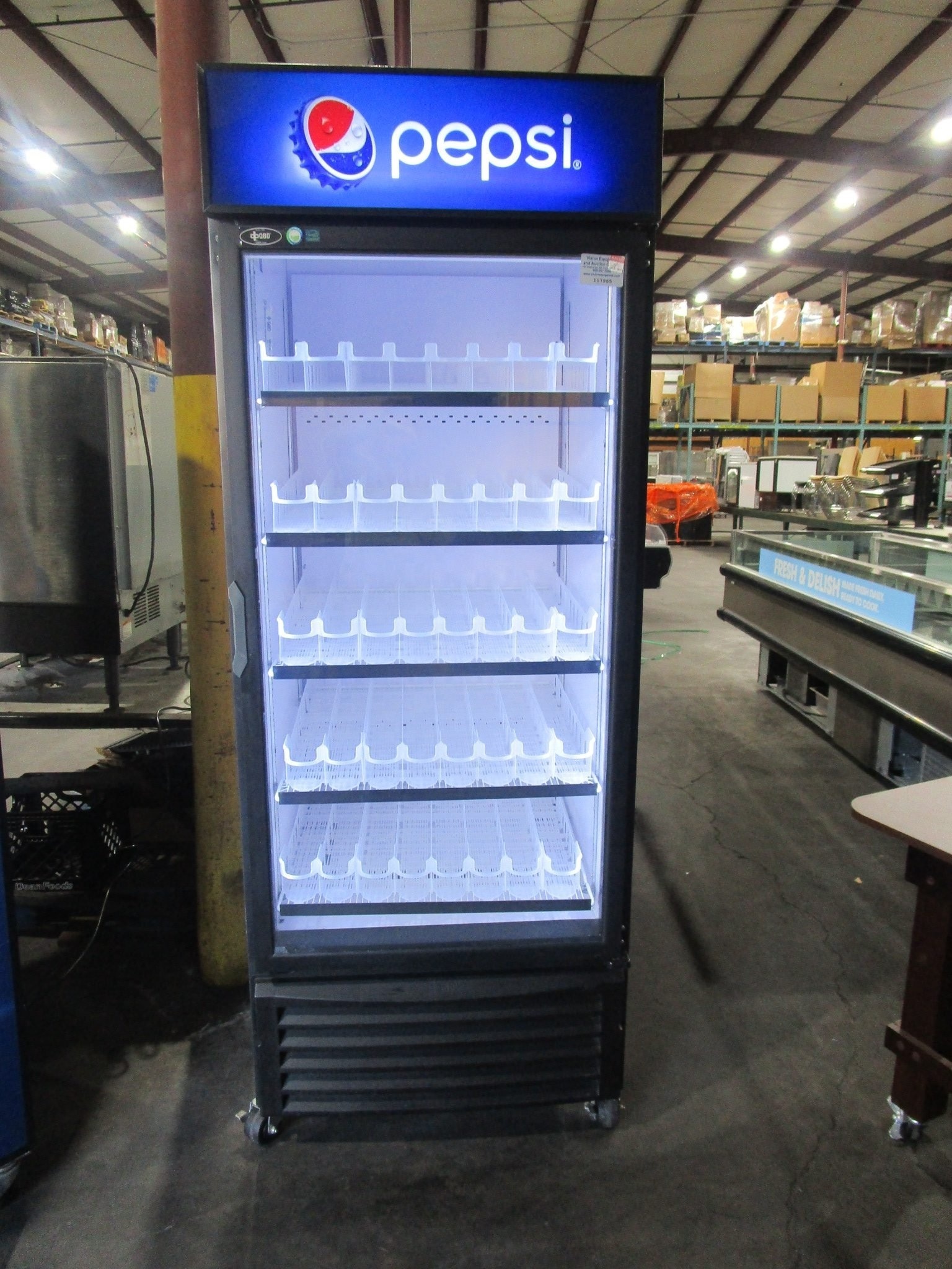 Supertise Pepsi beverage refrigerator with Glass door commercial beverage freezer refrigeration equipment