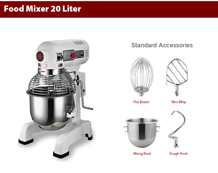 B20 Best Sale Commercial Cake Mixer Cream Mixer machine Planetary Food Mixer