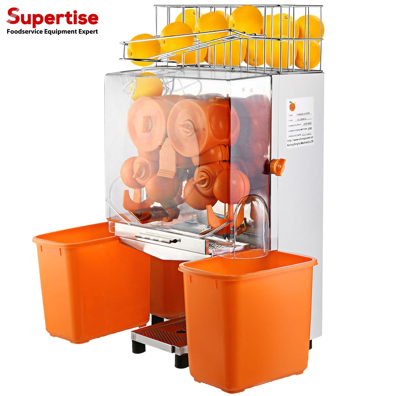 Commercial Orange Juicer Electric Orange Juice Squeezer Automatic Citrus Juice Machine Lemonade Making Machine