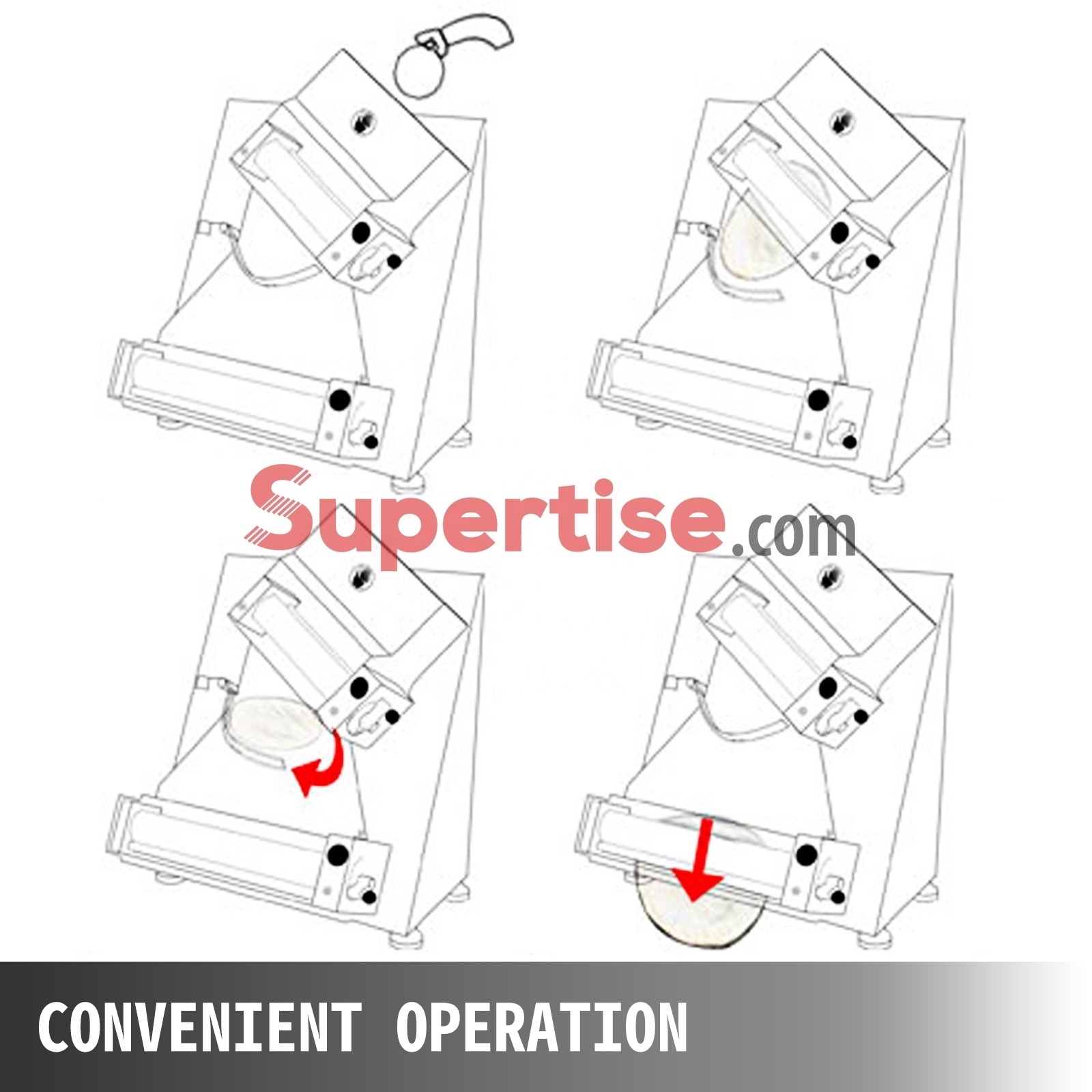 Automatic Rodillo para masa other snack roti pizza press pressing mini Electric pizza dough roller machines pizza roller sheeter