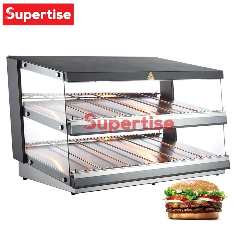 Supertise Burger King Counter Top Pass Thru food Warmer hot showcase food display hamburger bun warmers fast food