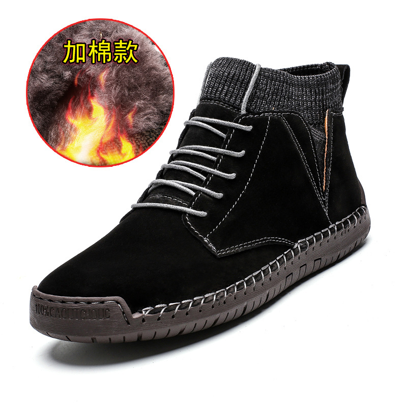 High quality new design cow leather men loafer soft rubber outsole genuine leather casual shoes