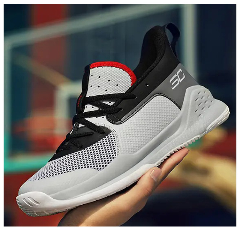 Cheap Made In China Men Sports Shoes High Quality Shock Absorbent Basketball Shoes for Teenagers