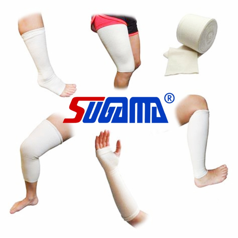 Disposable elastic bandage 100% cotton finger foot tubular elastic bandage cohesive medical tubular bandage