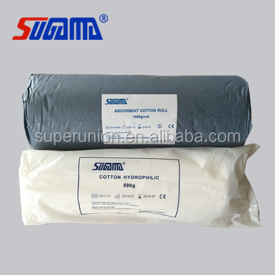 EU standard medical absorbent cotton wool 500g manufacturer