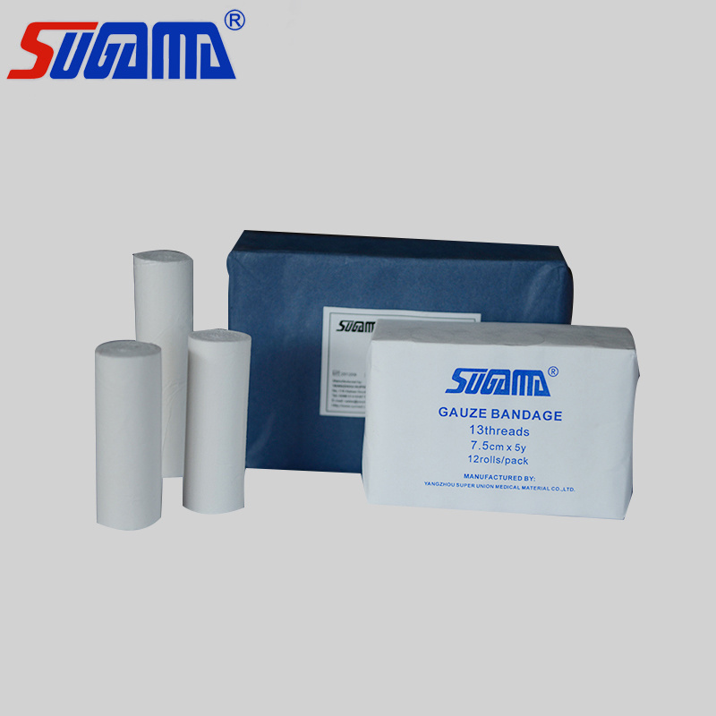 Cotton sterile elastic white gauze bandage medical sterile gauze bandage