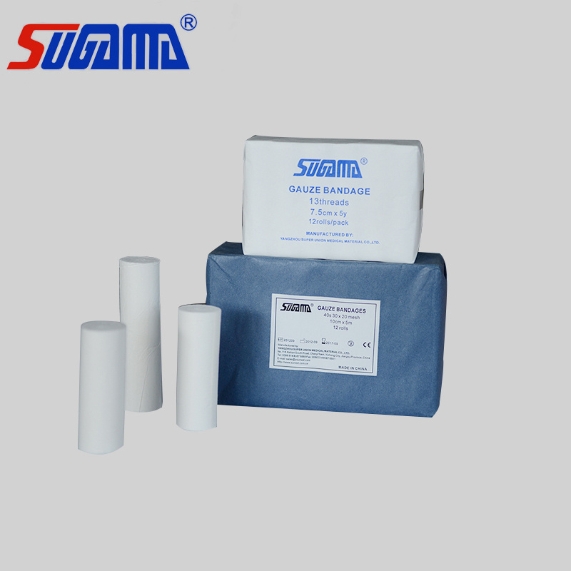 Cotton sterile elastic white gauze bandage medical sterile gauze bandage