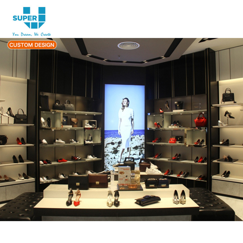 Fashion Concept Design Shoes Display Shelves for Shoe Shop Retail Footwear Display Stand