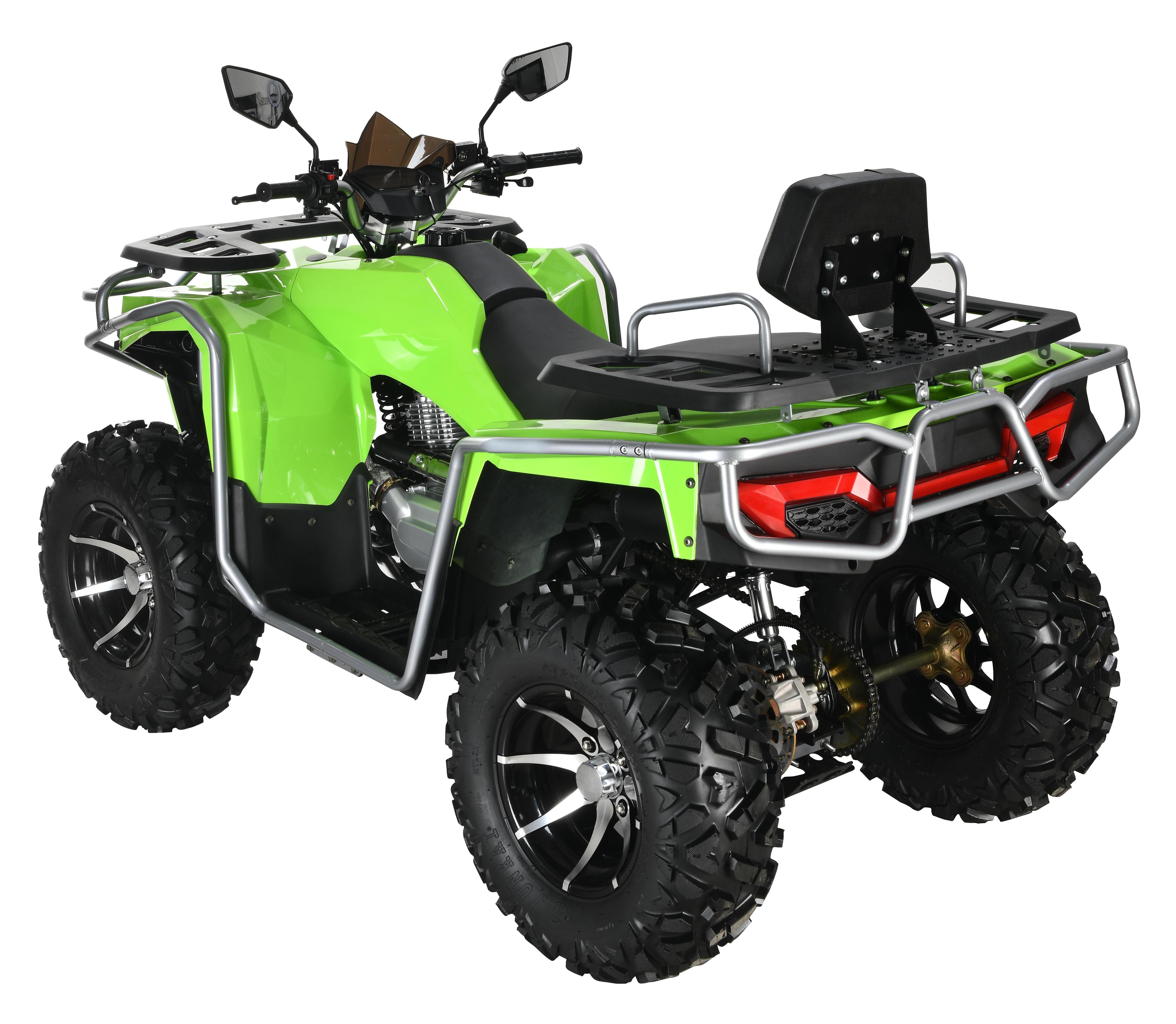 Newest model 200cc 300cc adults atv electric start atvs 4 wheeler quad for adults with loncin engine