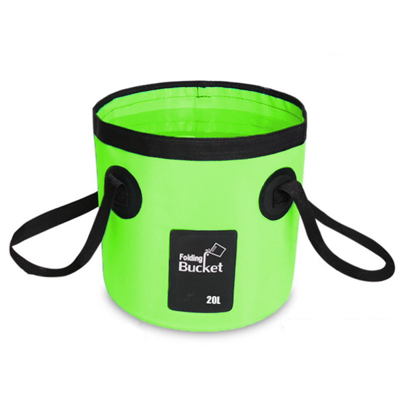 Foldable Water Wash Basin camping supplies water bucket folding cube bucket rolling bucket fishing useful things for home