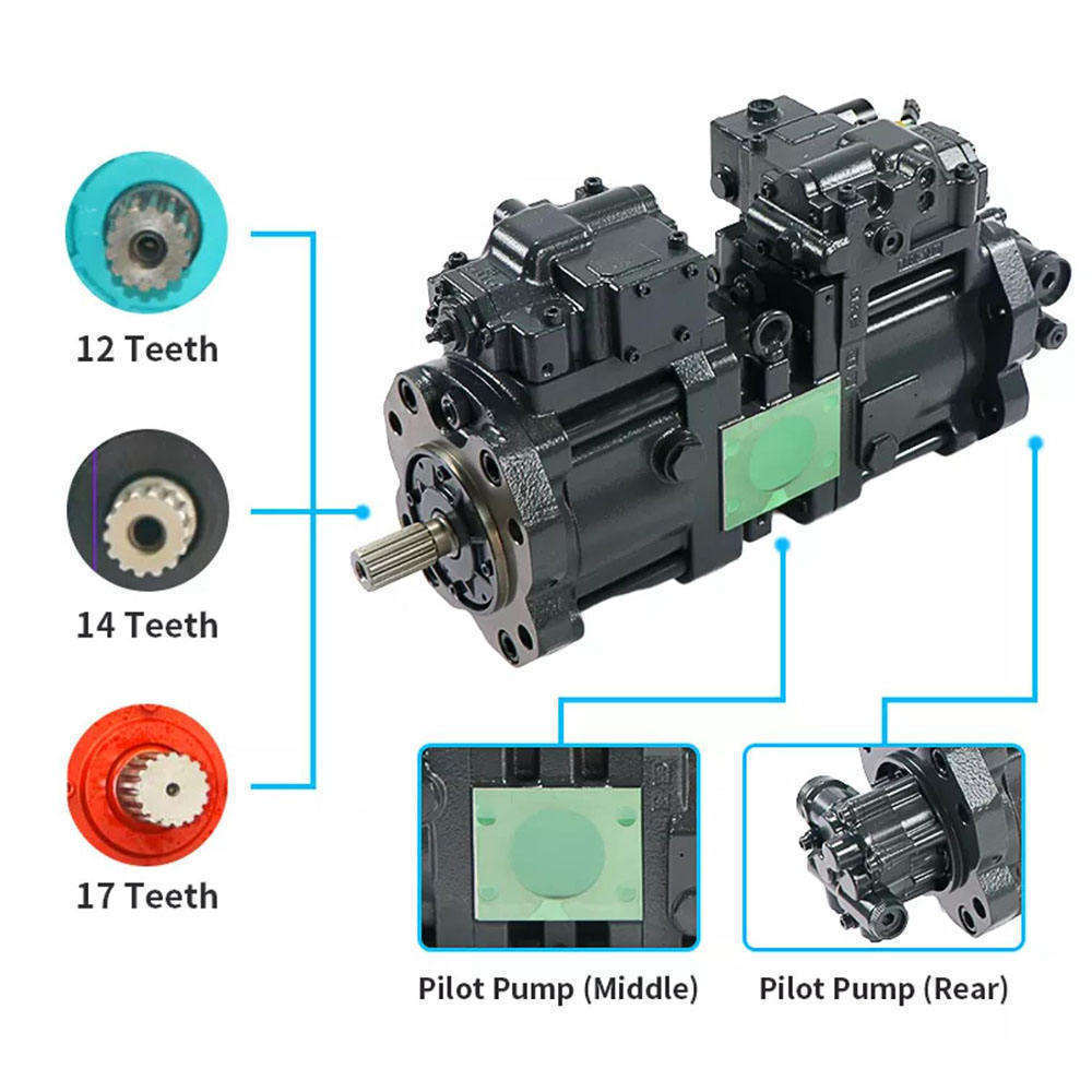 Main Pump Kobelco Sk200-8 Sk60 Hydraulic Pump Drive Shaft Kawasaki Kobelco Hydraulic Parts