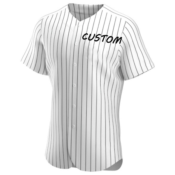 custom embroidery fashion jersey and shorts new york cartoons jersey mesh tackle twill button down baseball jersey tshirts