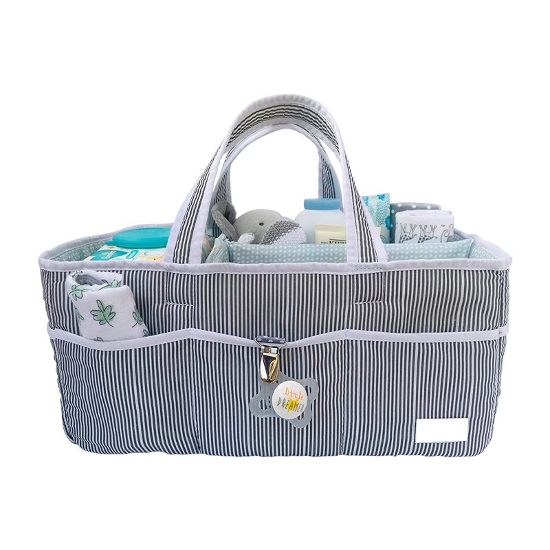 Large Organizer Tote Bag for Infant baby diaper tote bag Baby Diaper Caddy