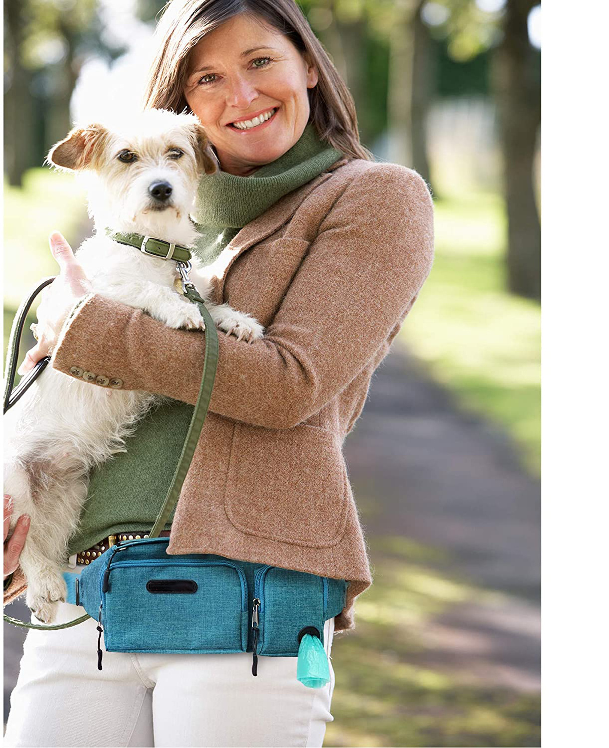 Dog Training Treat Pouch Easily for Walking with Dogs Fanny Pack and Waste Bag Dispenser