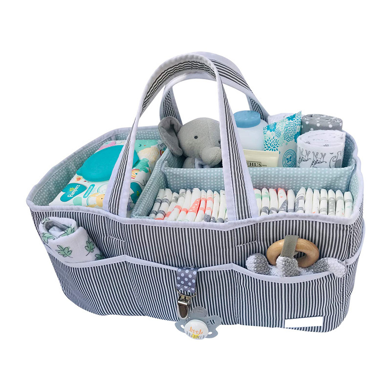 Large Organizer Tote Bag for Infant baby diaper tote bag Baby Diaper Caddy