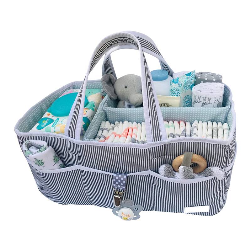 Large Organizer Tote Bag for Infant baby diaper tote bag Baby Diaper Caddy