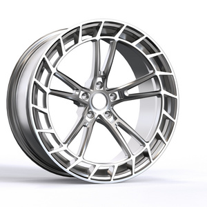 High quality custom forged car aluminum 6061-T6 concave alloy wheel rims 5 lugs 18 to 24 inch