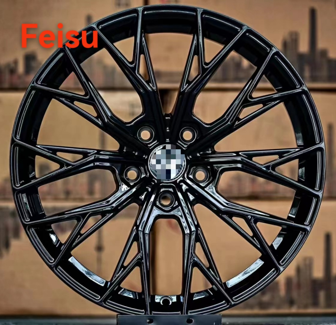 High Quality Alu Alloy Car Wheel Rim Black 20 Inch Car Wheels for Passenger Car