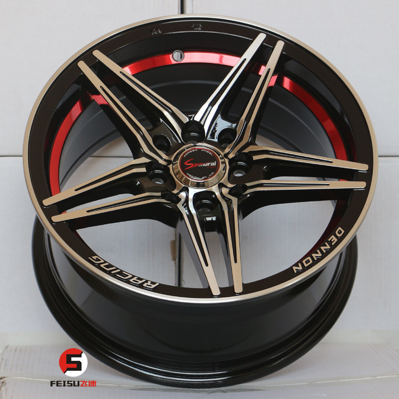 rim 4*100 racing car alloy wheels 15 inch 4x100 4x114.3 passenger car alloy rims new car wheels cheap price wholesale