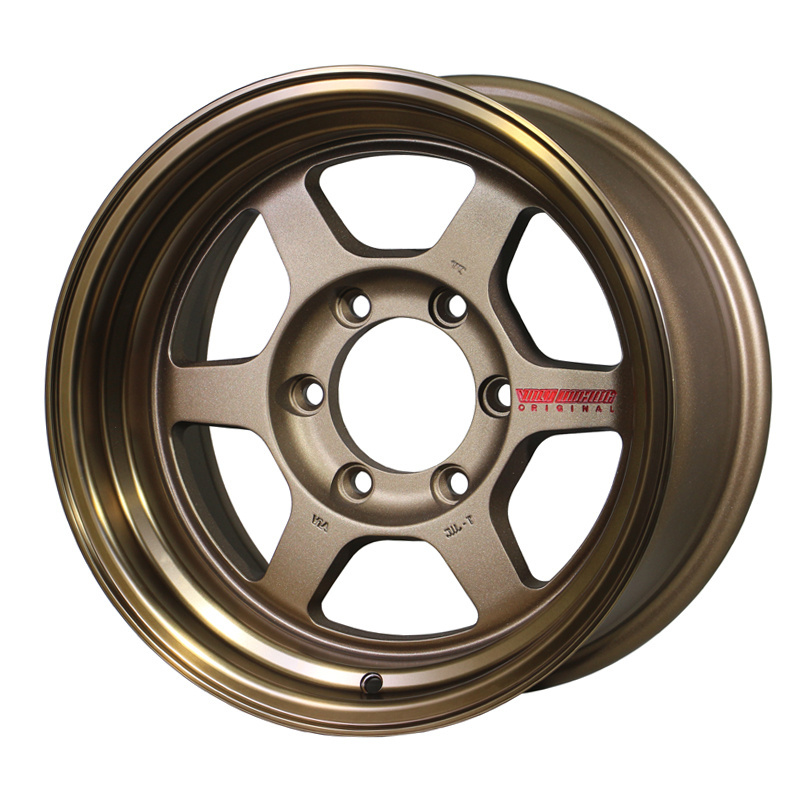 16*8J 6*139.7 TE37 bronze modify alloy wheels for 4*4 off-road cars for FJ prado F150 landcruiser car mags