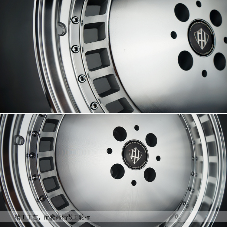 15 inch 17inch 4*100 5*114.3  5*100  VIP car tires aluminum rims silver car face alloy wheels