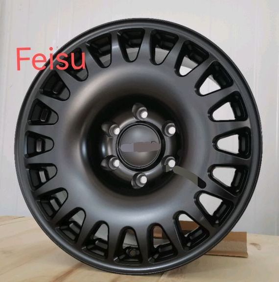 White matt Black mad 17x8.5 6x139.7 offroad pickup truck alloy wheels rims rines mags stock for FJ cruiser lc95 Prado pajero Ram