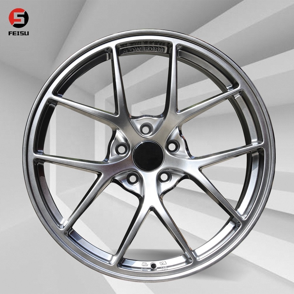 18Inch Light Weight Design Car Alloy Wheels 5 Double Spokes Modify Mags Racing Wheel Rims Aluminum After Market  Hot Sale Rines