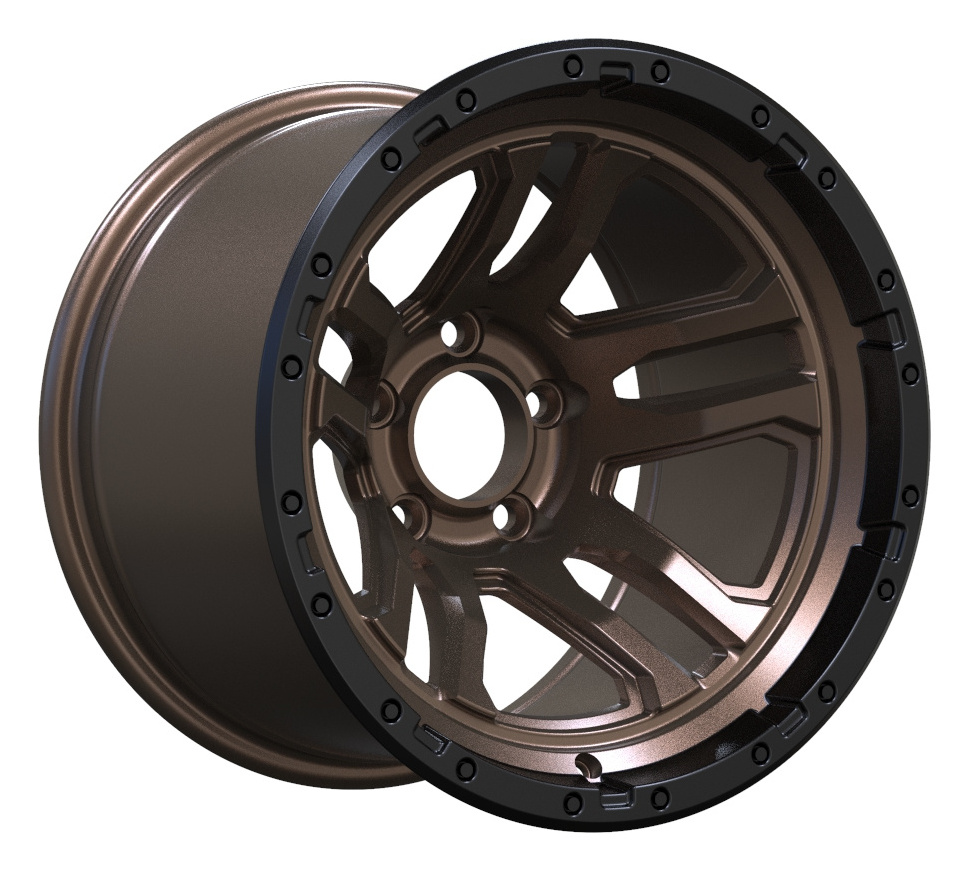 Black A356.2 15x10J 4x4 offroad car alloy wheels aluminum car rims rines Off road racing wheel hub