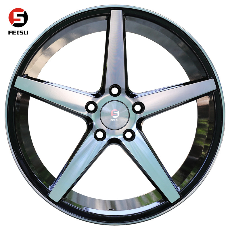 18inch adv Car Alloy Wheels High Quality Deep Concave Mags Black Silver Wheel Rims Aftermarket Automotive Rines  Hot Selling Rim